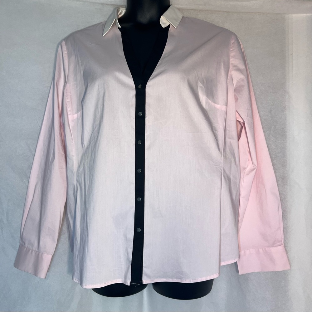NY&CO pink button-down dress shirt, XXL